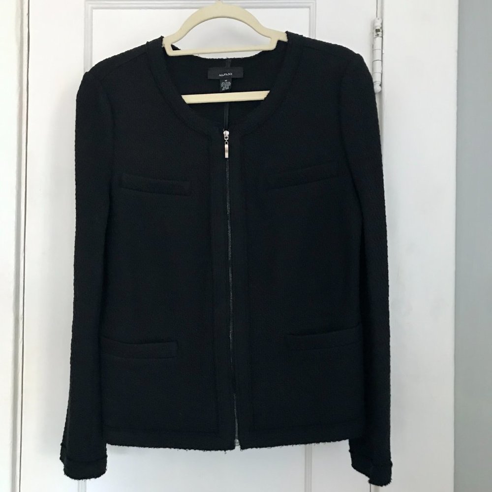 Alfani Knit Jacket Sz M